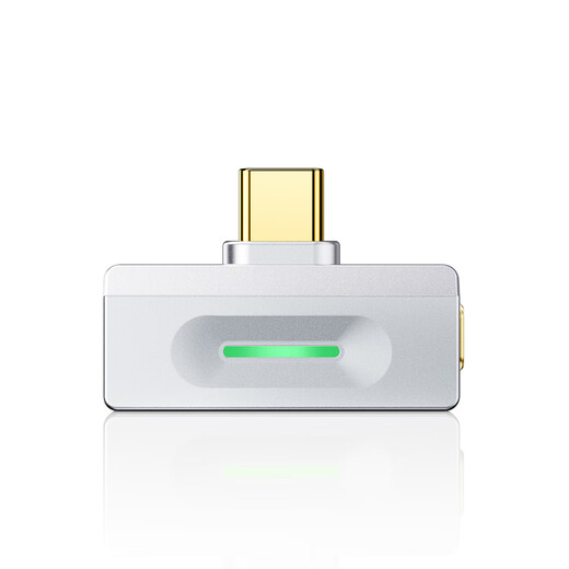 FiiO Air Link Portable HD Bluetooth Transmitter LDAC, aptX Lossless Transmitter Bluetooth 6.0 Air Link Silver