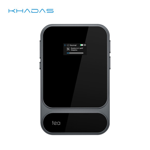 Khadas Tea Pro Ultra Portable Decoder Headphone Amplifier Magnetic Slim Suitable for iPhone and Android Wireless Hi-Fi Audio Amplifier 4.4/3.5mm Gray Tea Pro, C2C