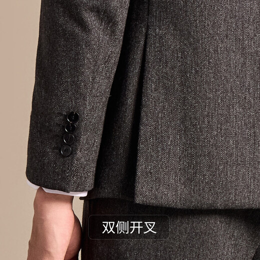 Antonio high-count worsted wool & two-piece wedding season twill suit set Western men's business formal suit dress