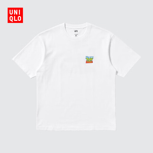 
Uniqlo men's clothing/same style UT MAGIC FOR ALL printed short-sleeved T-shirt 477892 00 White L /175/100A