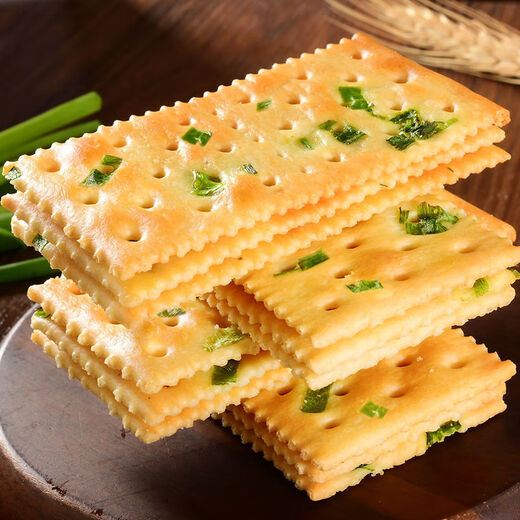 Totaste Toast chive soda biscuits 350g salty soda children's breakfast for pregnant women office casual snack cake points