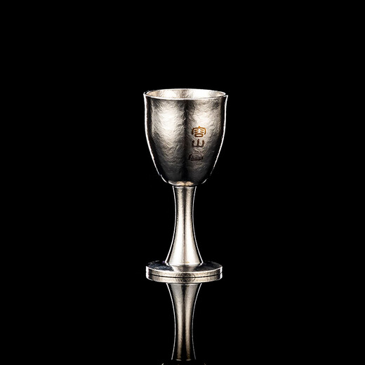 Rongshantang pure titanium wine dispenser wine glass wine set for white wine special high-end white wine wine glass goblet household wine pot wine cup pure titanium small wine cup-high foot