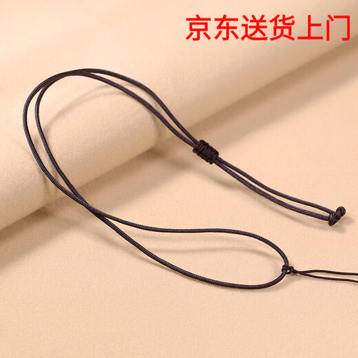 Handmade safety buckle pendant lanyard jade braided rope red rope hanging neck braided necklace rope jade pendant rope for women and men red rope