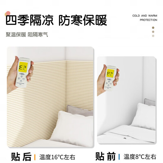 Japanese unprinted anti-collision soft bag wall stickers tatami bedside wall stickers children's room bedside stickers baby anti-collision classic model orange yellow high elasticity soft ring 40cm high x 2 meters long = 2 rolls