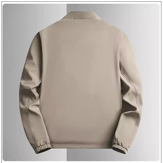 Clearance executive jacket men's spring and autumn men's business casual jacket middle-aged dad stand collar jacket men's trendy factory direct sale high quality clearance pick-up dark blue 3XL recommended weight 155-165 Jin Jin equals 0.5 kg can be worn