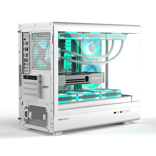 AMD Ryzen 7800X3D 9800X3D/5060/5070/5080 game console computer desktop assembly computer host DIY complete machine assembly white sea view room chassis configuration nine 9800X3D+RTX5080 16G OC