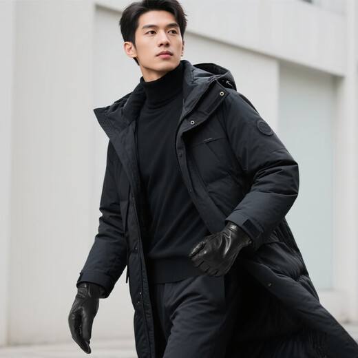 Septwolves Men's Genuine Leather Gloves Winter Velvet Cycling Cycling Sheepskin Gloves as a Birthday Gift for Your Boyfriend, Husband, and Father