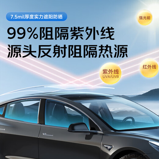 Luodun TPU sunroof ice armor film panoramic sunroof roof insulation sun protection explosion-proof car glass film protective film skylight sunroof TPU sunroof ice armor
