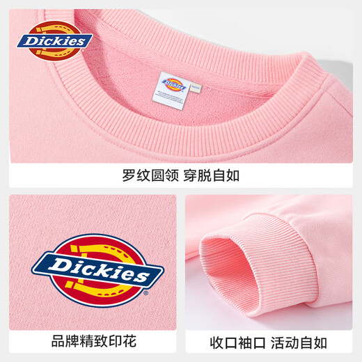 Dickies children's clothing children's sweatshirts plus velvet 2025 new boys' autumn and winter thickened warm tops girls' winter coats trendy