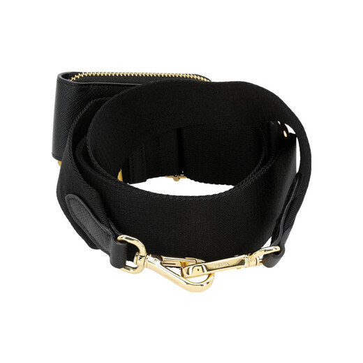 PRADA Crossbody Leather Handbag Regular Women's Black Basic Pack (Bag + Dust Bag)