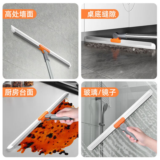 Xulin German car wash special suede towel, strong water absorption, household interior, thickened, traceless rag, no lint, no damage to the material, multi-effect in one丨Aluminum alloy card slot thickened 6MM, double-sided scraping design, 1 material upgrade