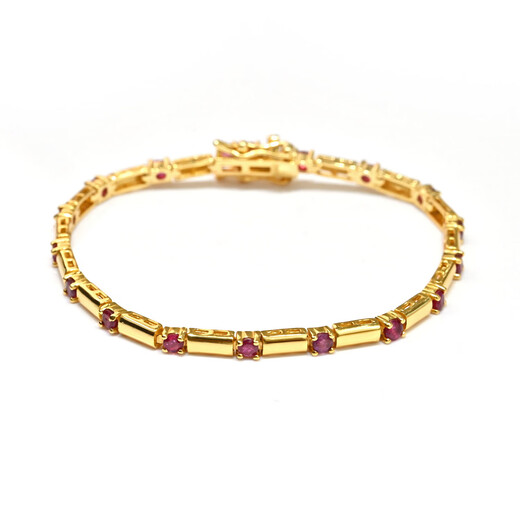 S925 ruby bracelet