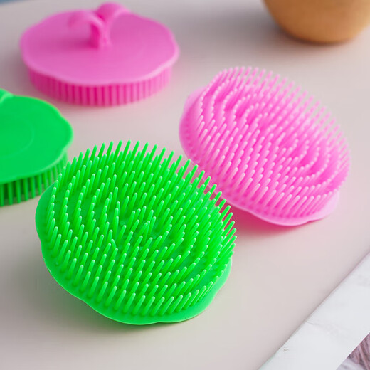 Pet dog bathing brush, puppy Bichon bathing comb, massage brush, cat bathing artifact, random color, 1 pack, exclusive for new customers