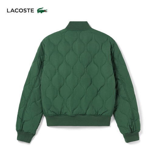 LACOSTE French crocodile men's fashionable lightweight outdoor double-sided short cotton jacket | BH5953 MI7/Navy Blue/Green M 175 50