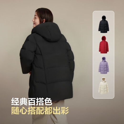 Bosideng 25 Years Down Jacket Women's Winter 90 Down Thick Hooded Loose Mid-Length Casual Versatile Warm Jacket