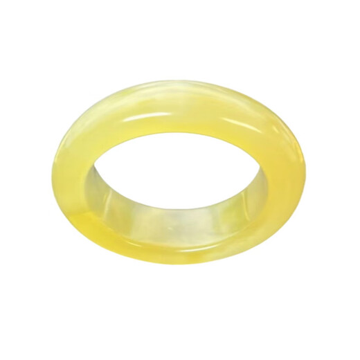Uozawa natural beeswax ring, Russian raw material, amber, white flower nectar ring, chicken fat yellow ring, men's and women's jewelry accessories, chicken fat yellow beeswax (with test certificate) 54.3mm No. 15 inner diameter 17.3 circumference