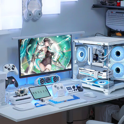 Yeston Core i5 14600KF/RTX4060/5060Ti assembled computer host Delta Datile game host computer desktop sea view room DIY complete machine configuration six Core i7丨RTX5060 game top configuration