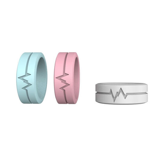 Shantou Lincun silicone ring party trend survival soft ring luminous gift adult men and women ring light outdoor silicon gray