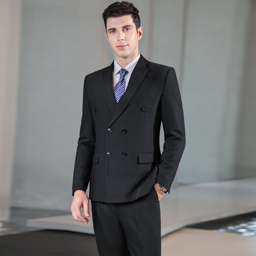 GOLDLION G+ Goldlion High-end Suit Suit Women's Professional Formal Suit Unisex Suit 4S Store Sales Hotel Manager Bank Female Blue (Coat + Pants) XL