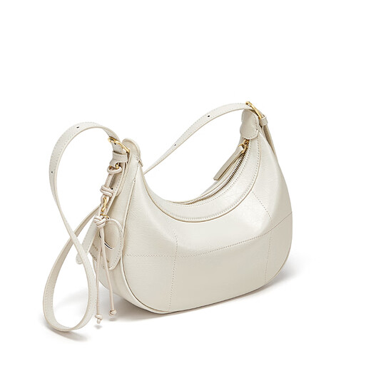 Bag Cnoles Bag Women's Bag 2025 Bag Crescent Bag Luxury High -Ald Backarm Bag Crossbody Bag Heart Birthday Bull For Girlfram Cream White - Nuevo regalo práctico para niñas