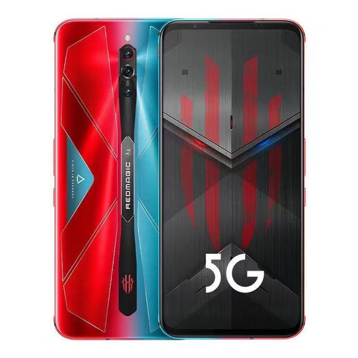 
Nubia NX659J Red Magic 5G 5G Pass-band Shoulder Key Cooling Fan E-sports Game Mobile Phone Mars Red 8+128GB