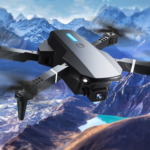 虎罗罗智能无人机遥控飞机航拍6-12岁儿童玩具四轴飞行器男孩礼物 黑色[不带摄像头] 四电池+多充电线+收纳包+配件