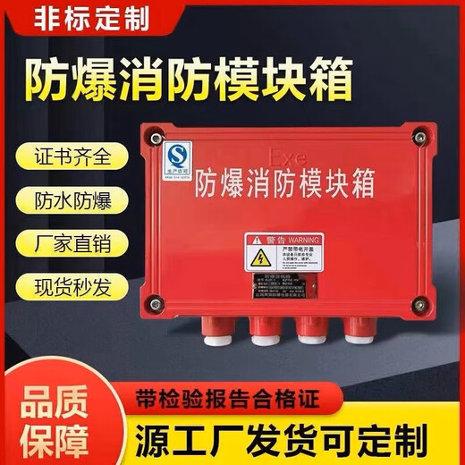 Explosion-proof fire module box power box safety barrier explosion-proof terminal box alarm host junction box explosion-proof fire box 135*135*90