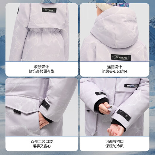 Bosideng's 25th Winter Classic Extreme Cold Thick Feather New Year's Red Hooded Down Jacket for Middle and Large Children Parent-Children