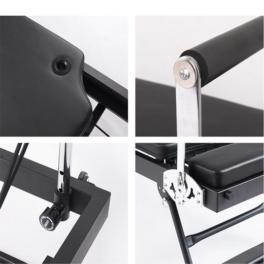 Large equipment core bed yoga training equipment multi-functional foldable Pilates bed CY-black frame S1001 latex tube style