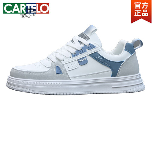Chaussures Cartelo pour hommes au printemps et automne 2025 Nouvelle semelle douce pour hommes Chaussures blanches respirantes pour les hommes Student polyvalent Trendy Casual Board Chaussures BK9910 Black 39