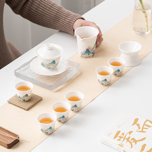 SUSHI CERAMICS Live Clearance Special - Jiamei Travel Kung Fu Tea Set (Mind the gift box and be careful when shooting) A0042 Default