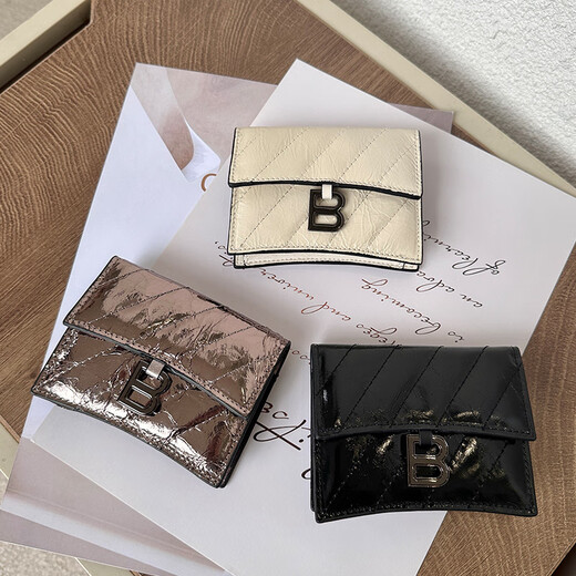 New Japanese and Korean card holder for women, small, anti-theft, multiple card slots, ID card holder, genuine leather texture card holder, versatile, off-white_(oiled wax cowhide)