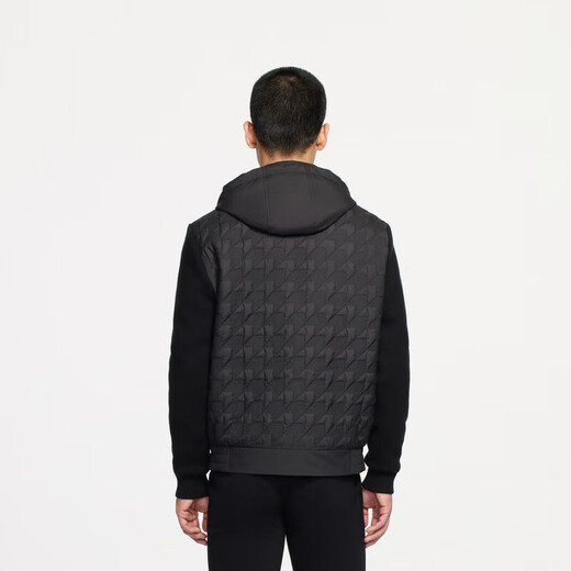 K-Boxing Men's Wear (K-Boxing) Autumn and Winter Fashion Spliced Short Jacket Thin Cotton Clothes BMDE3101 Black L