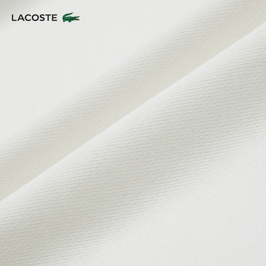 Lacoste Crocodile français Vêtements pour hommes en vrac coton rond Pullover Sports Sweater Sh3878 70V / Beige White M 4