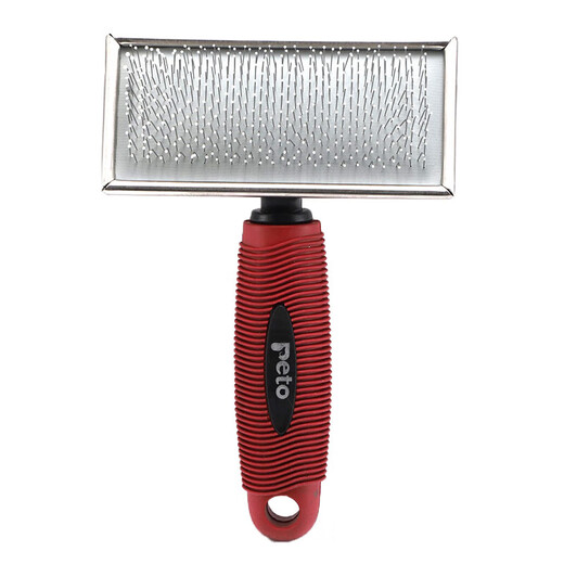 Pet comb, needle comb, dog hair brush, Teddy Golden Retriever hair protection, flea removal, floating hair removal, general anti-hair removal mirror comb for cats and dogs, blue large size