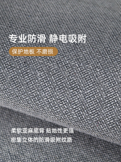 Yunpo entry-level carpet high-end 2025 new high-end red door pads non-slip stain-resistant door carpet Lexe-15865 120x140cm