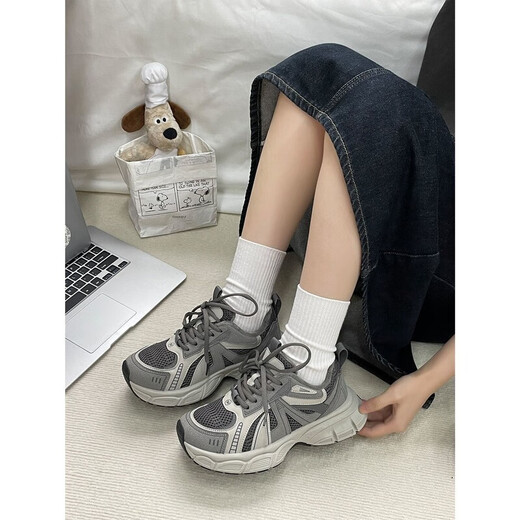 Pupan daddy shoes for women in winter with velvet thick soles and velvet daddy shoes for women with winter design versatile casual shoes for women to keep warm Mi Xing-velvet style Collect and follow for priority delivery 35