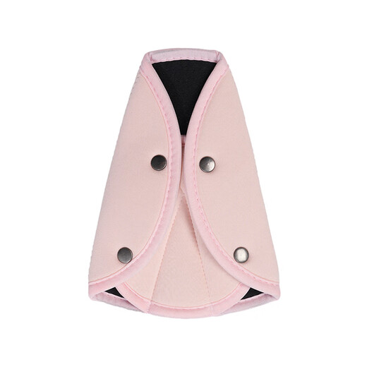 妙占汽车儿童安全带固定器冰丝卡通车内护肩防勒脖车载安全带保护套 冰丝粉护肩红色大嘴对装