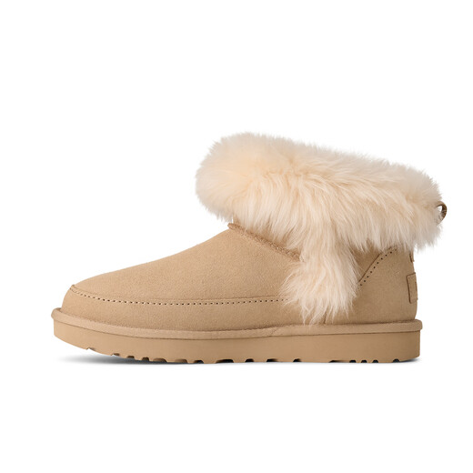 UGG new winter women's warm classic solid color casual short boots snow boots lazy fur shoes 1173832 SNDCS | Sandcastle Brown 38