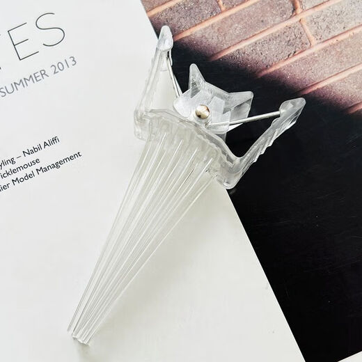 2025 upgraded high-top plastic comb with naturally fluffy hair roots, lazy seamless hairpin, hair fluffy styling artifact, black + white 2 pack, upgraded model