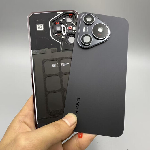 Huawei p70pro+ original back cover P70 original disassembled glass battery cover original mobile phone disassembled case 99 new Pura70 feather yarn black