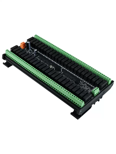 
ybb relay output module 485 communication IO expansion board PLC control board Modbus switching output industrial grade 24VDC isolated RS4858 channel 5A