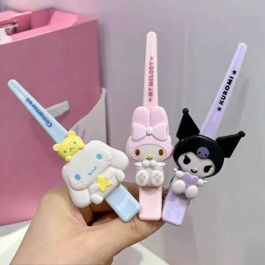 Coules de cheveux mignons et accessoires de cheveux sur le côté de l'été kt chat yugui chien épingle à cheveux sanrio canard plein d'énergie kt chat + kuromi + yugui chien