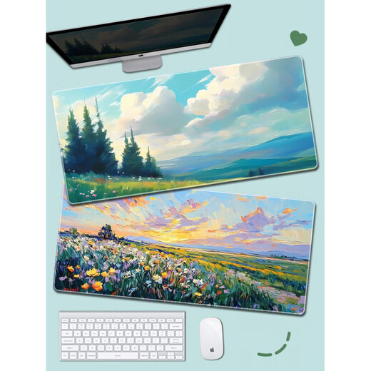Original geeignete Mausmatte für extra große Ölmalerei Landschaft Tisch Matte Schlafstill