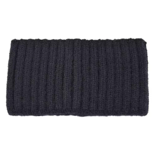 Tang Funi is leaving now. Bai Jingting's same style black knitted wool headband for women, warm forehead protector, sports headband, black