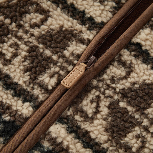 Semir jacket women's winter imitation lamb wool polar fleece stand collar loose pattern 2025 retro jacket 109725108011