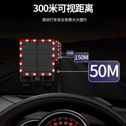 
3M body reflective strip National standard 3C certified 983D car truck reflective logo Car sticker 30 pieces 9 meters
