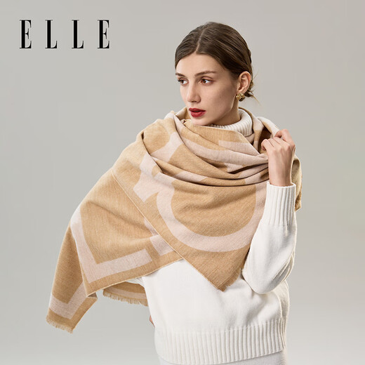 
ELLE [gift box] shawl for women's office warm and fashionable versatile scarf and scarf new winter gift gifts Teacher's Day