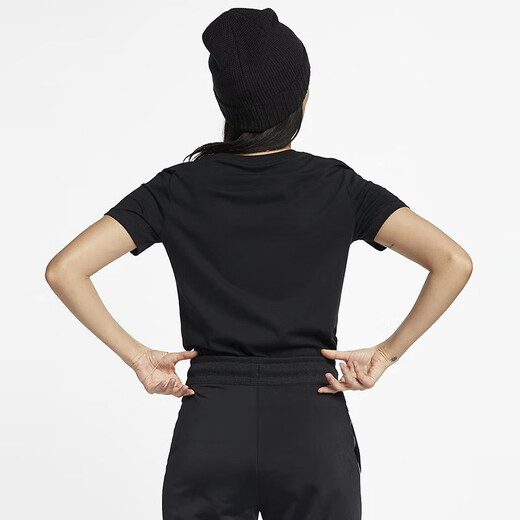 Nike Nike Women's Big Hook Logo T-shirt à cou rond respirant