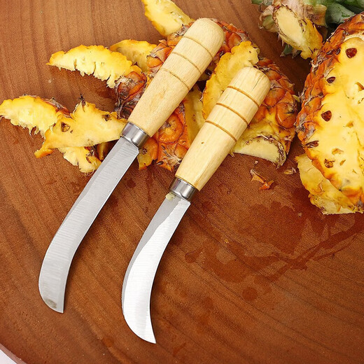 Jingkai stainless steel scimitar banana knife small sickle cutting vegetable peeling pineapple knife fruit knife starch intestine stall jackfruit knife